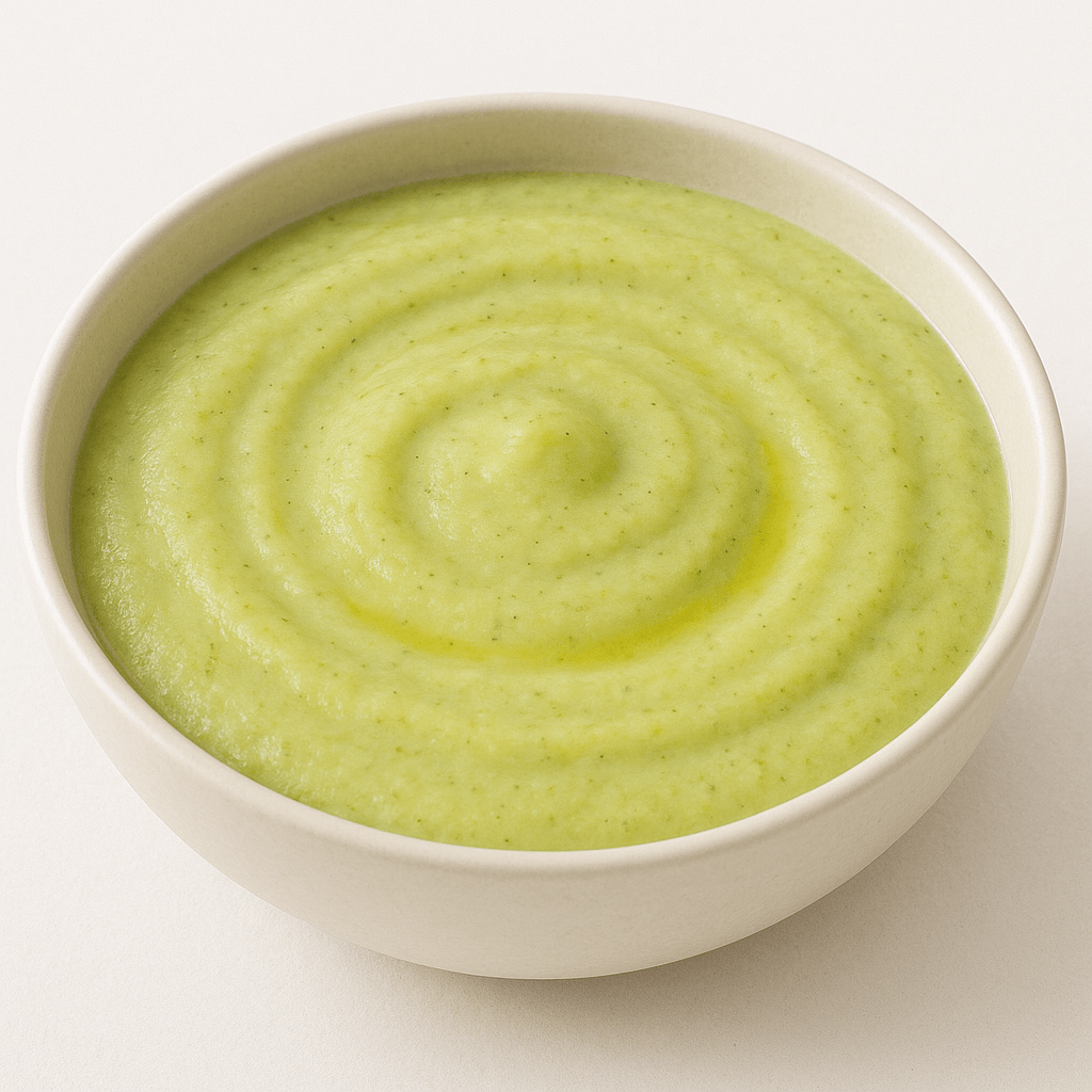 Crema di zucchine patate e tacchino per lo svezzamento dai 6 mesi