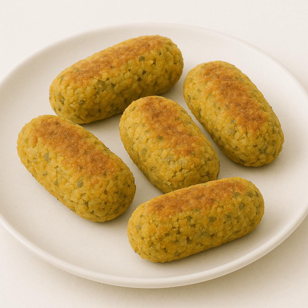 Crocchette di orzo, lenticchie e broccoli per bambini – finger food BLW