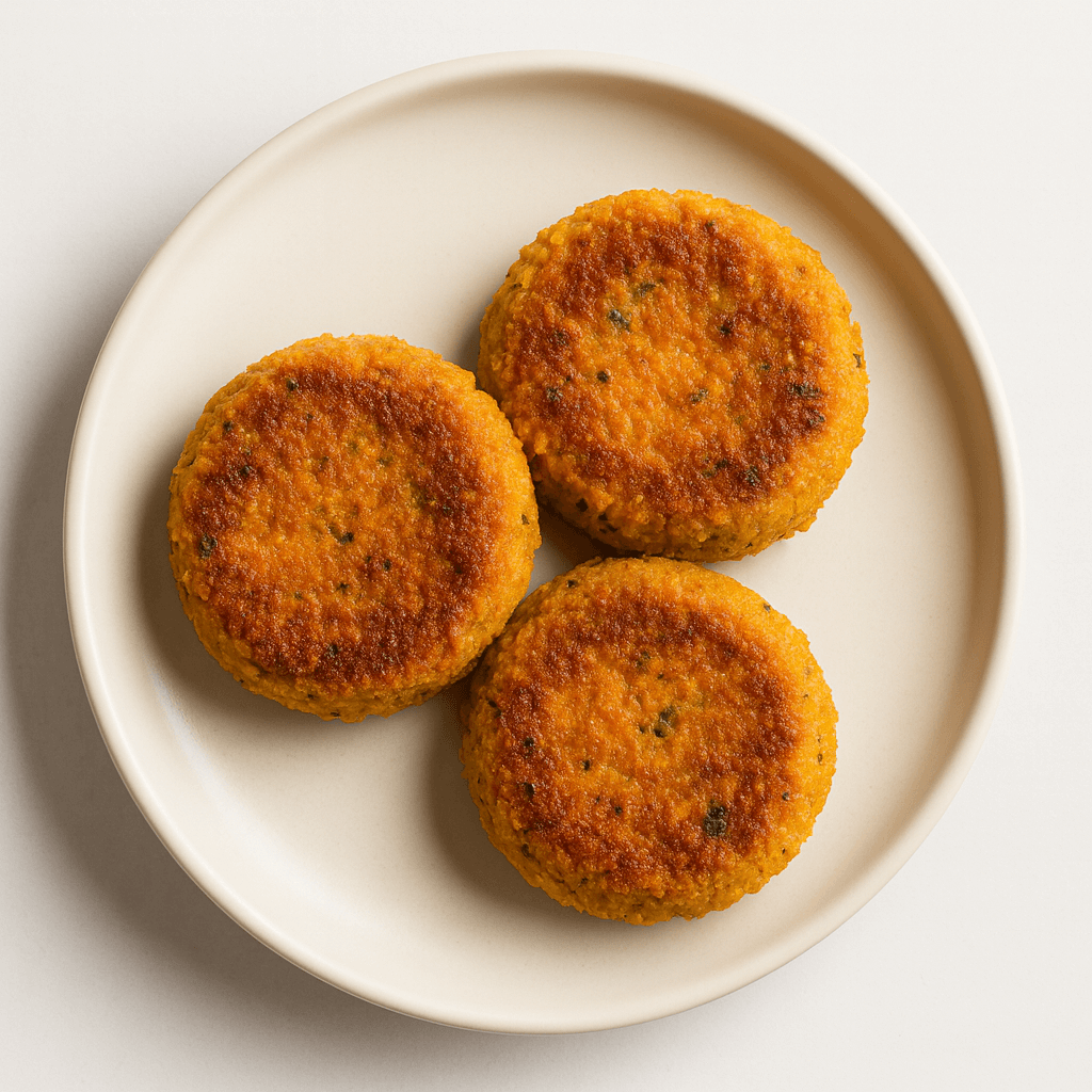 Hamburger di ceci al forno per bambini – finger food BLW