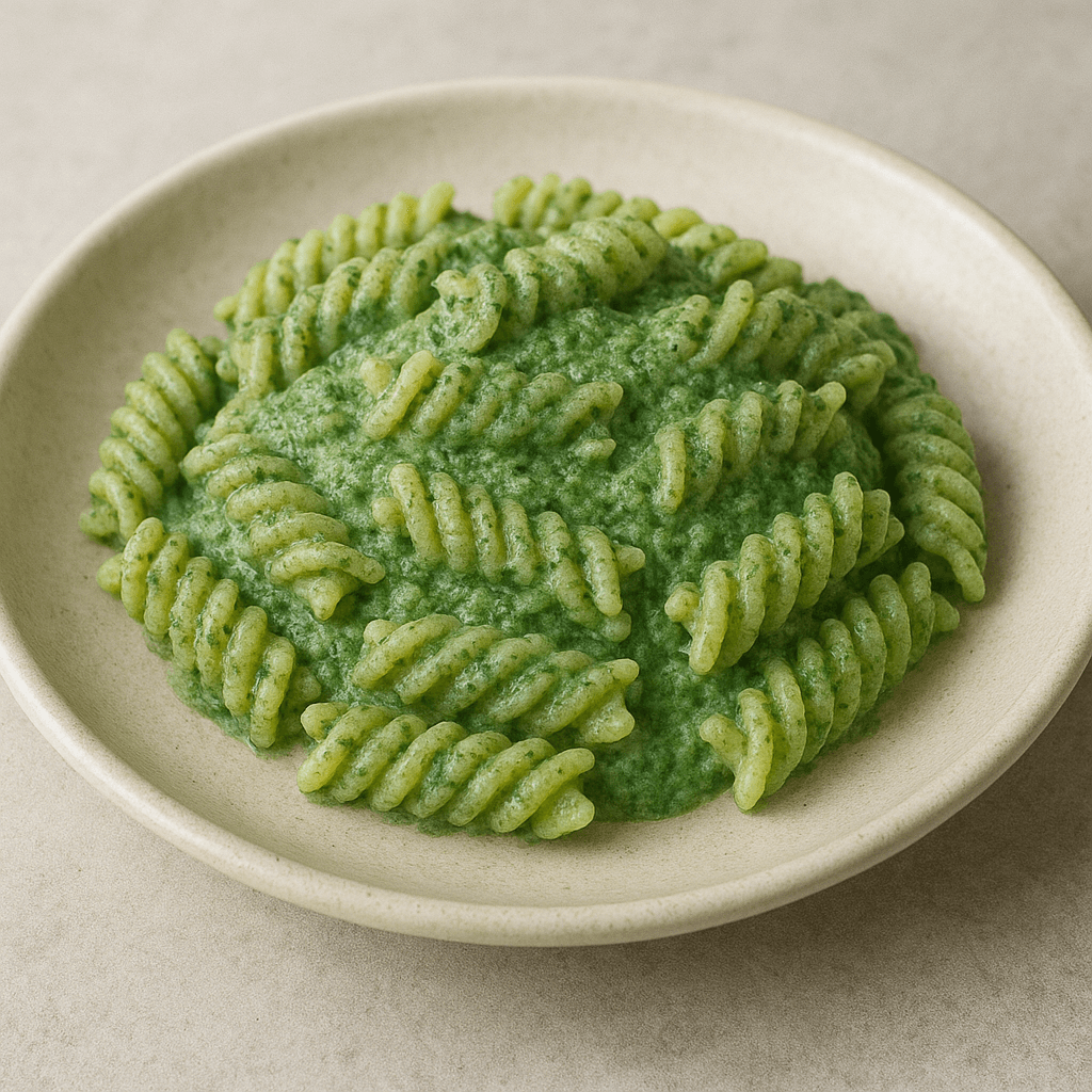 Pasta con ricotta, spinaci e piselli per bambini – primo svezzamento