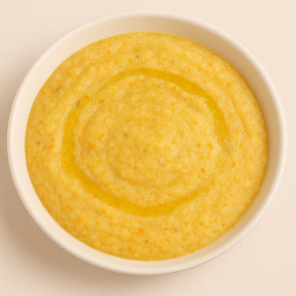 Purè di nasello e verdure per lo svezzamento dai 6 mesi