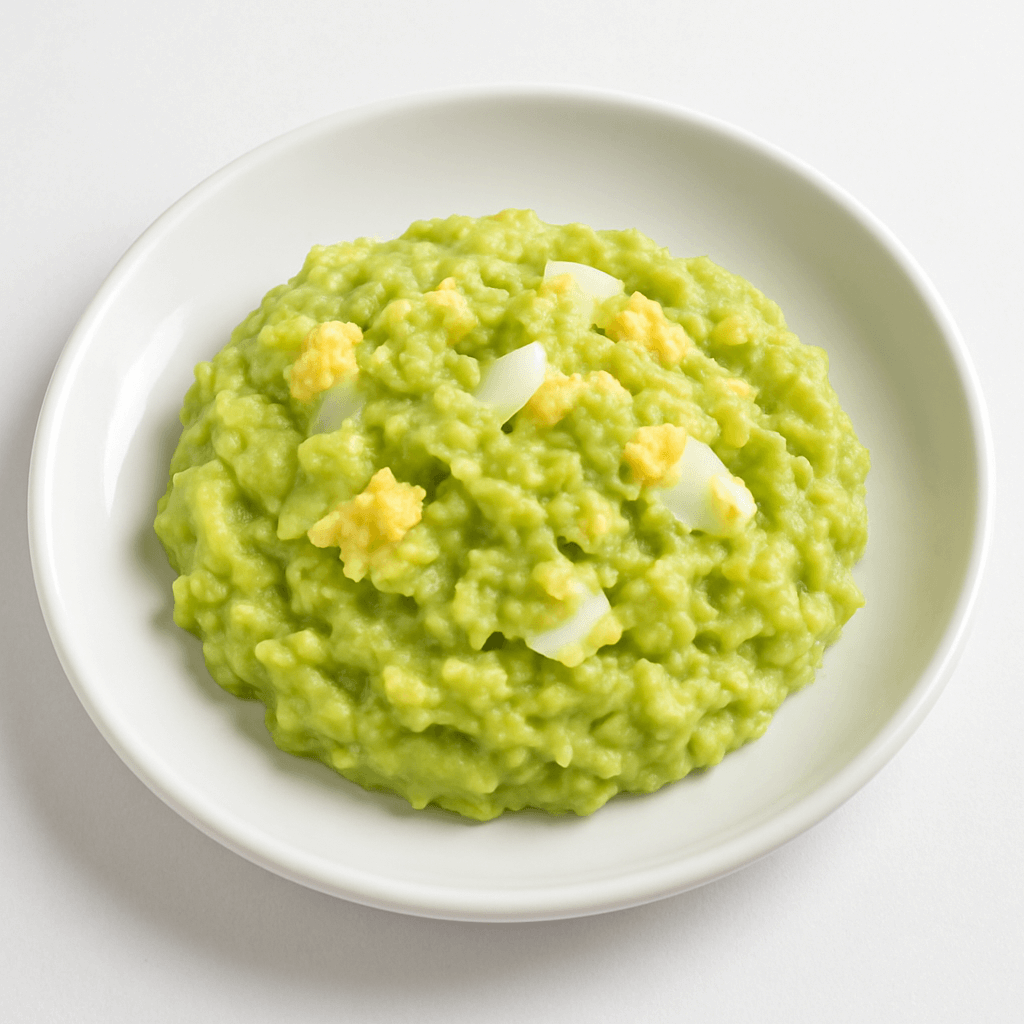 Crema di avocado e uovo sodo per bambini – contorno svezzamento